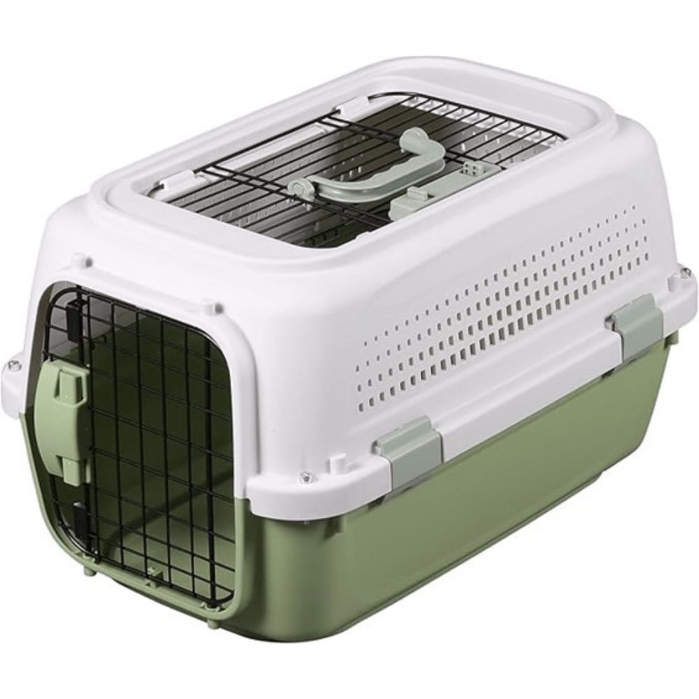 Jowy Transportín Para Mascotas Perro Y Gato De 23 Pulgadas (58 Cm) Con Dos Puertas De Carga Superior_0