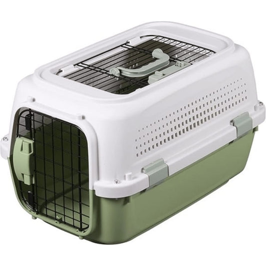 Jowy Transportín Para Mascotas Perro Y Gato De 23 Pulgadas (58 Cm) Con Dos Puertas De Carga Superior_0