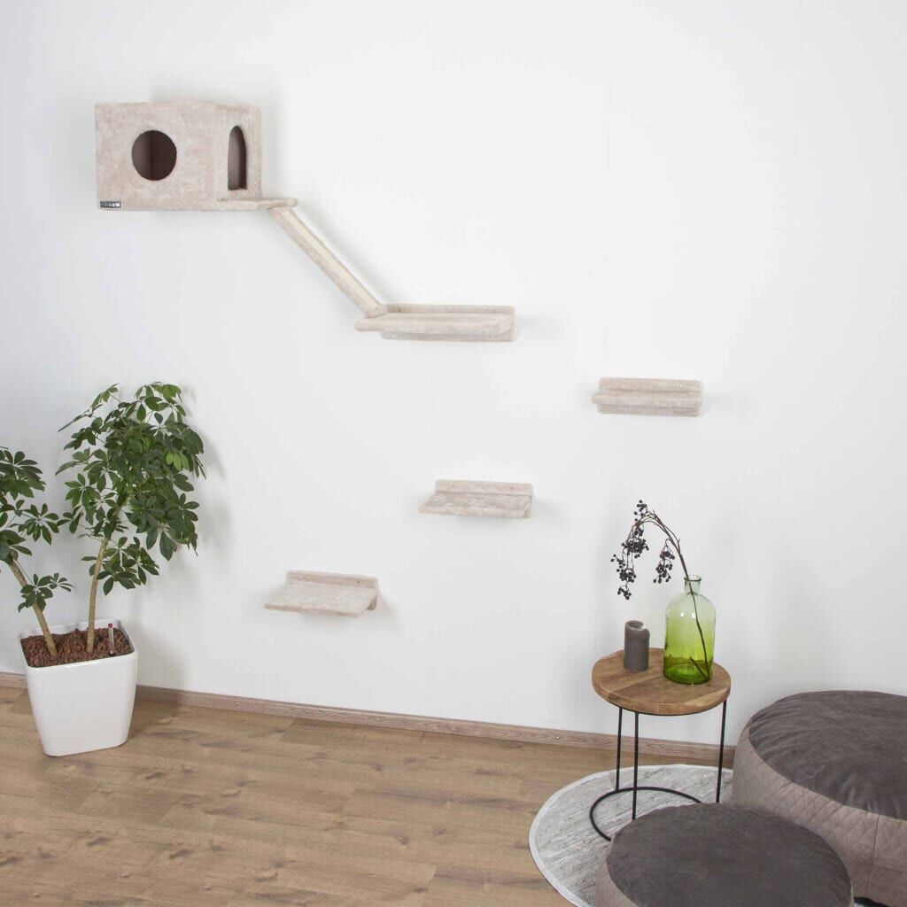 Kerbl Rascador De Pared Para Gatos Mont Blanc Madera Beige_1