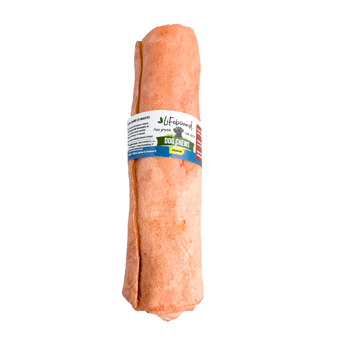 Lifebound - Hueso Masticable Natural Para Perros De Cuero De Ternera Forma Hueso Sabor Cordero - 10 Piezas XXL