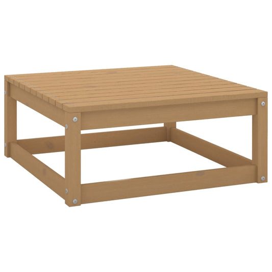 Muebles De Jardín 7 Piezas Marrón Miel Madera Maciza De Pino / Vetonek_0
