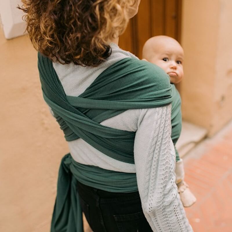 Fular Elástico Portabebé Bambú, Boba Wrap Serenity. Rainforest_1