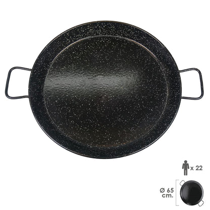 Paellera Valenciana Esmaltada 22personas/ 65 cm_3