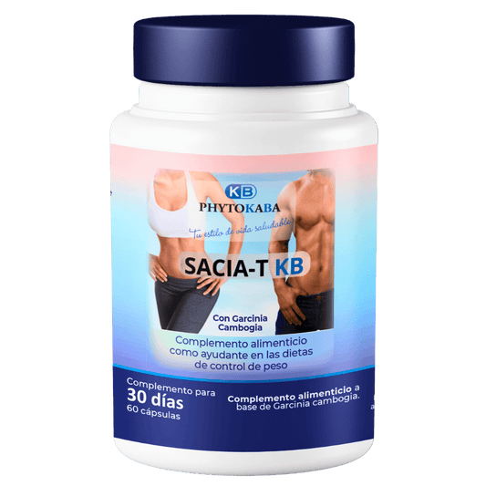 Sacia-t Kb 60 Cápsulas A Base De Garcinia Cambogia