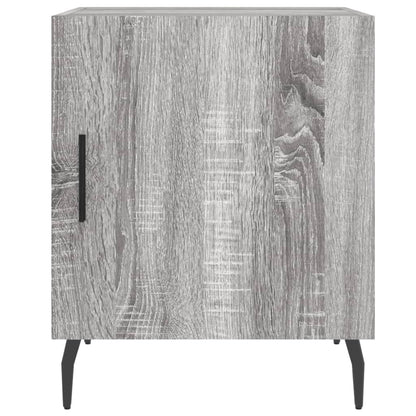 Mesita De Noche Madera De Ingeniería Gris Sonoma 40x40x50 Cm_4