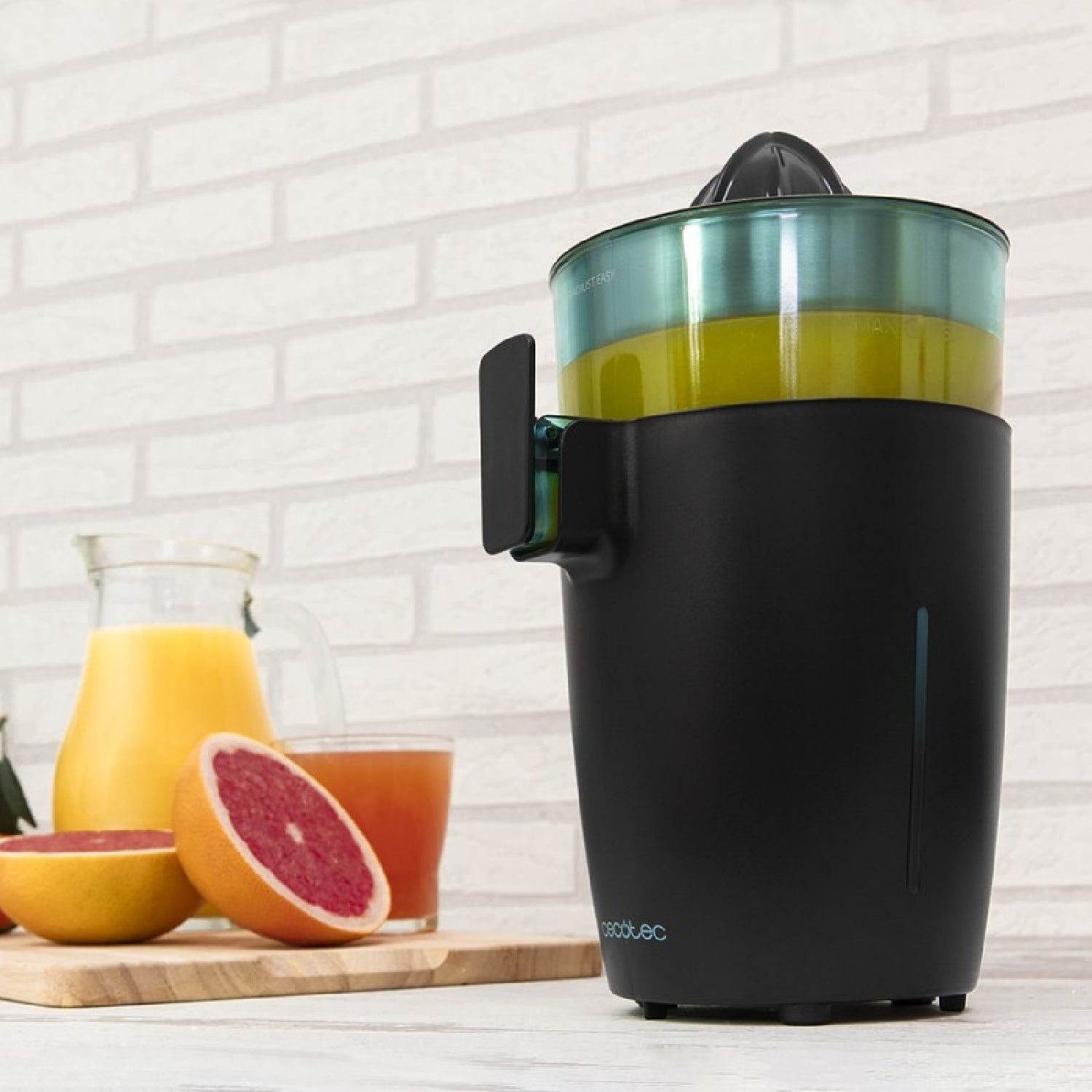 Cecotec Exprimidor De Naranjas Electrico De Torre Zitrus Toweradjust Easy Black 800 Inox. 800w, Filtro Pulpa Ajustable,_2