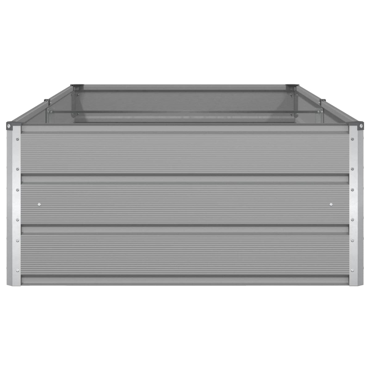 Jardinera Gris Claro 195 X 100 X 45 Cm Acero Galvanizado_5