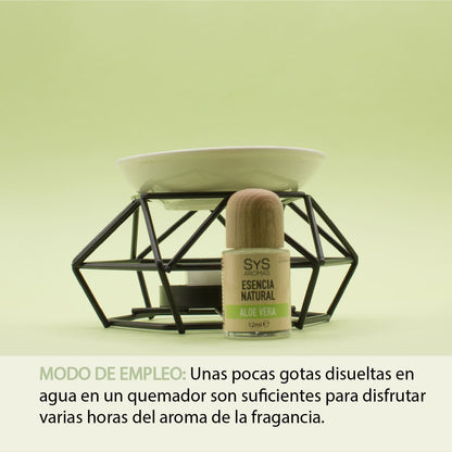 Esencia Natural Aloe Vera SYS Aromas 12 ml | Aroma Fresco y Herbal | Para Quemadores y Humidificadores_2