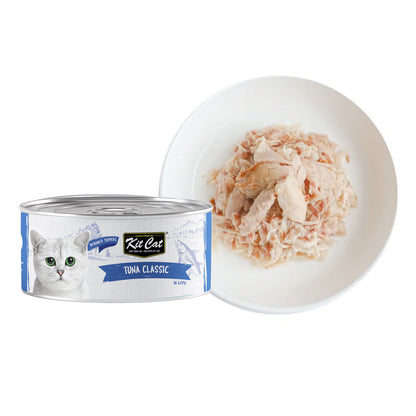 Kit Cat Lata Toppers - Atún & Katsobushi 80 g Comida húmeda para gatos en gelatina
