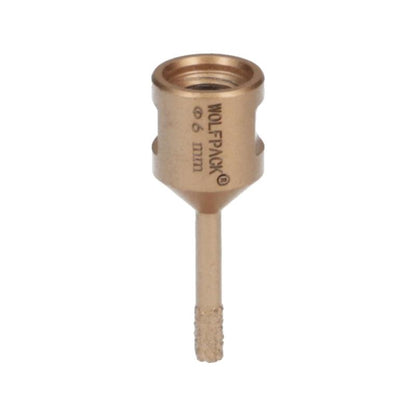 Corona Diamante Para Amoladora Ø 6 Mm. Conexión Rosca M14. Corte Seco_0