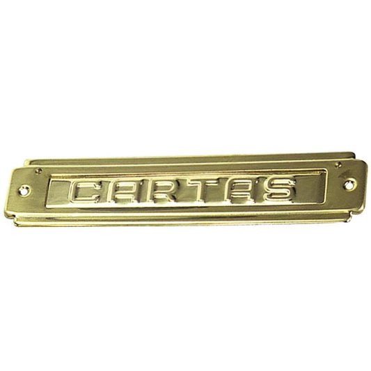 Placa Buzón Latón Pulido_0