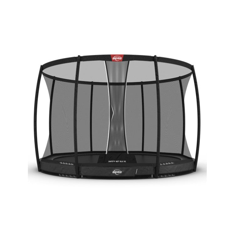 Cama Elastica Berg Inground Champion 430 + Red Deluxe Gris Safety Net Deluxe Xl.