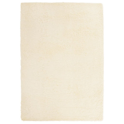Vidaxl Alfombra De Pelo Largo Navarra Color Crema 120x170 Cm Poliéster_0
