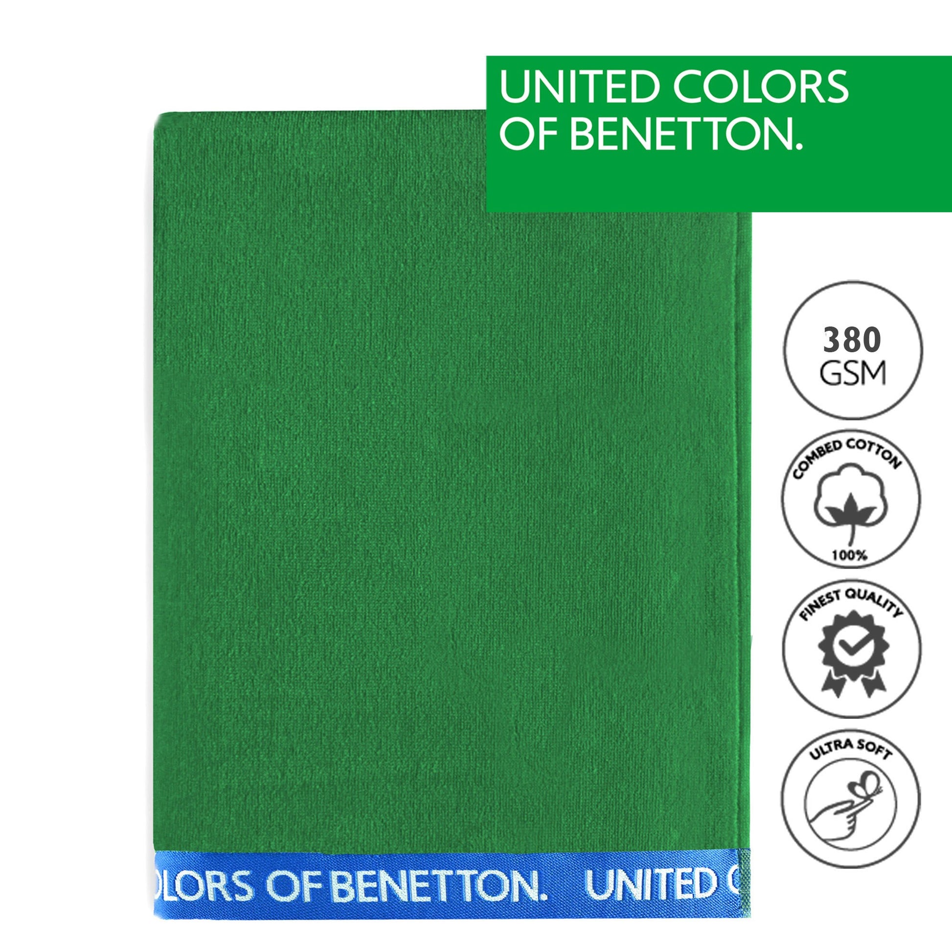 Set 2 Toalla De Playa 90x160cm 380gsm Velour 100%algodon Casa Benetton_1