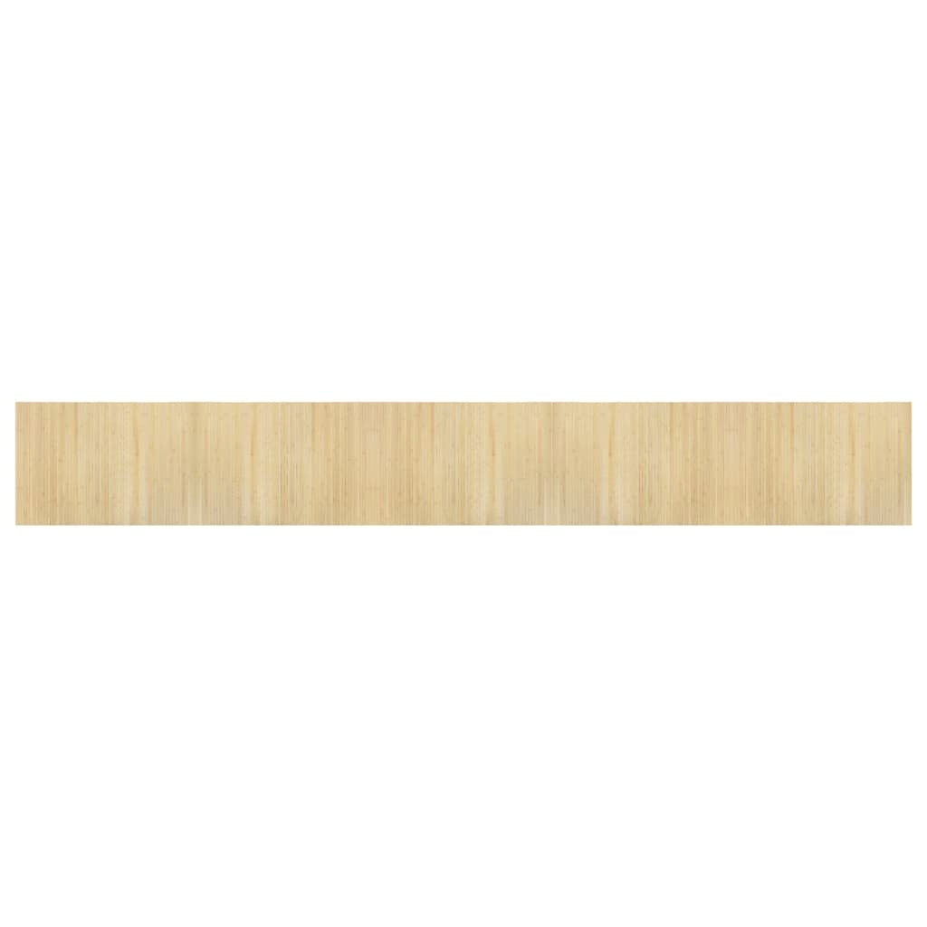 Vidaxl Alfombra Rectangular Bambú Color Natural Claro 70x500 Cm_0