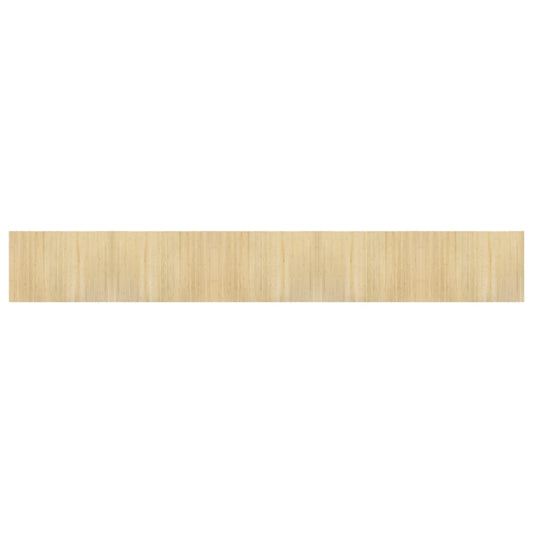 Vidaxl Alfombra Rectangular Bambú Color Natural Claro 70x500 Cm_0