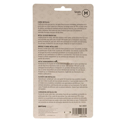 Cepillo Carda Suave Para Perro Wuapu Talla M, Para Cepillar Y Retirar El Pelo Muerto