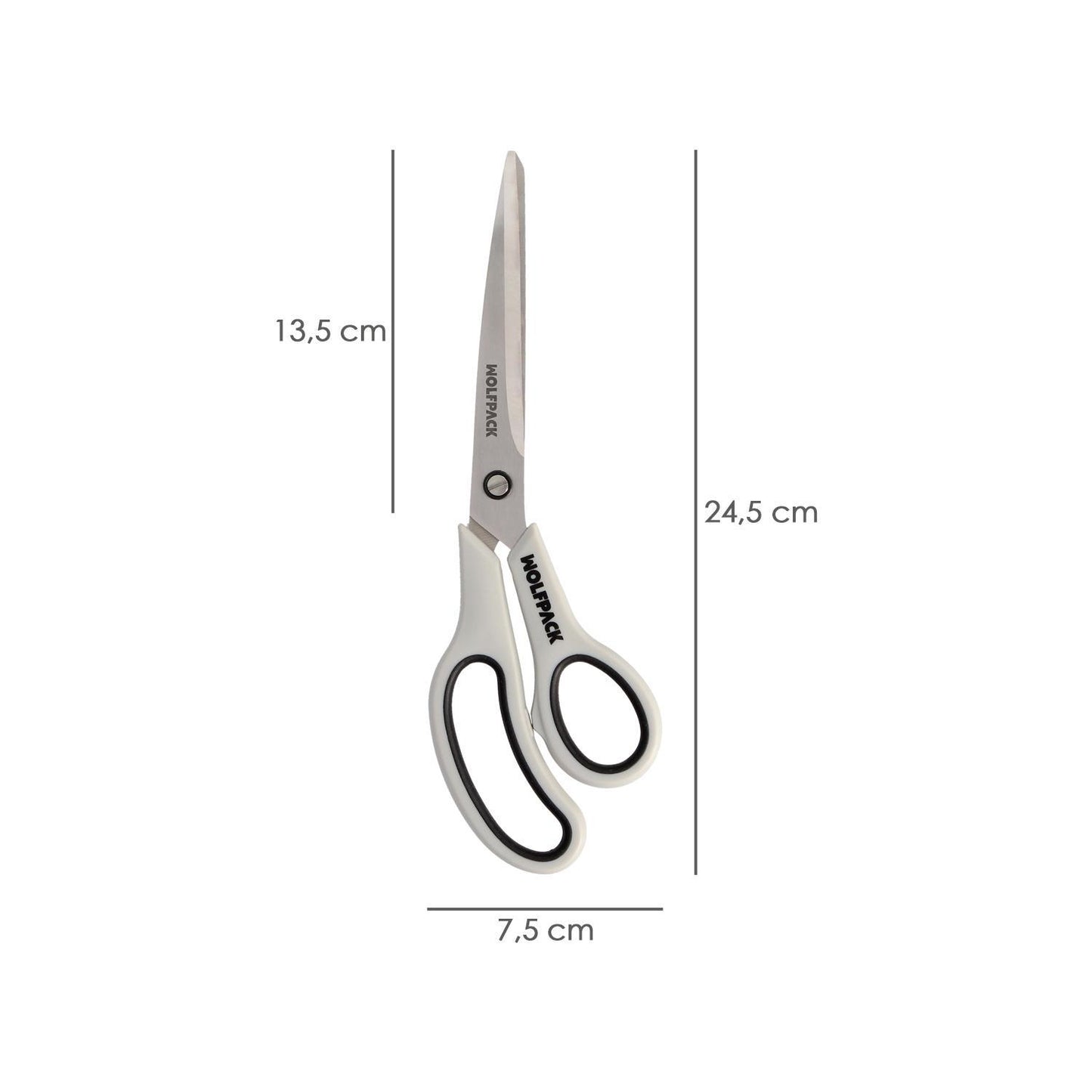 Tijeras Multiuso Acero Inoxidable 9,5 / 240 Mm. Hojas Acero Inoxidable, Mango Comodo Y Suave_1