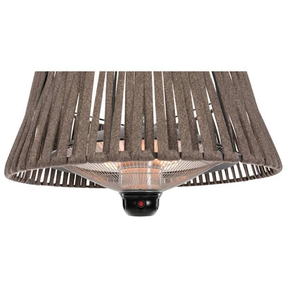 Sunred Calefactor Colgante Artix Corda 1800 W Halógeno Marrón_3