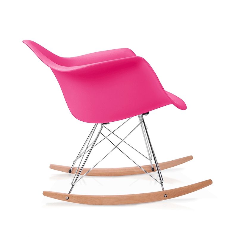 Silla Mecedora Rocker Pvc, Fucsia, 40 X 65 X 69cm_1