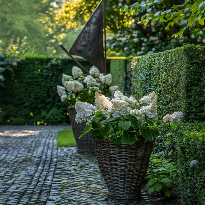 Hortensia - 2 Pzs - Hydrangea Paniculata 'early Harry' - Altura 25-40cm - ⌀19cm