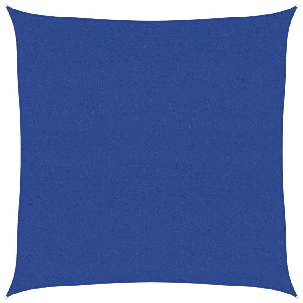 Vidaxl Toldo De Vela Cuadrado Hdpe Azul 160 G/m² 5x5 M_0