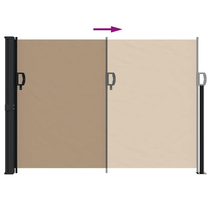 Vidaxl Toldo Lateral Retráctil Gris Taupe 140x600 Cm_4