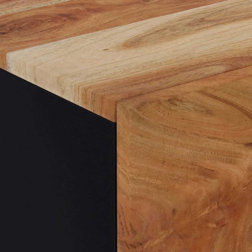 Mesitas De Noche 2 Uds Madera Maciza De Acacia 40x33x46 Cm_3