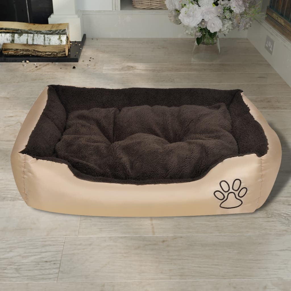Vidaxl Cama Para Perro Con Cojín Acolchado Talla Xl_1