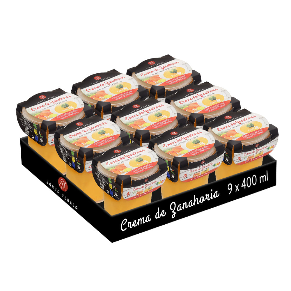 Pack 9 Cremas De Zanahoria 3.600ml