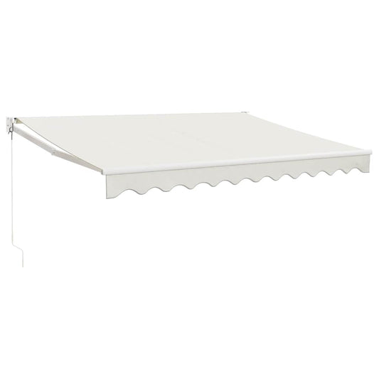 Toldo Retráctil Aluminio Y Tela Color Crema 3x2,5 M_0