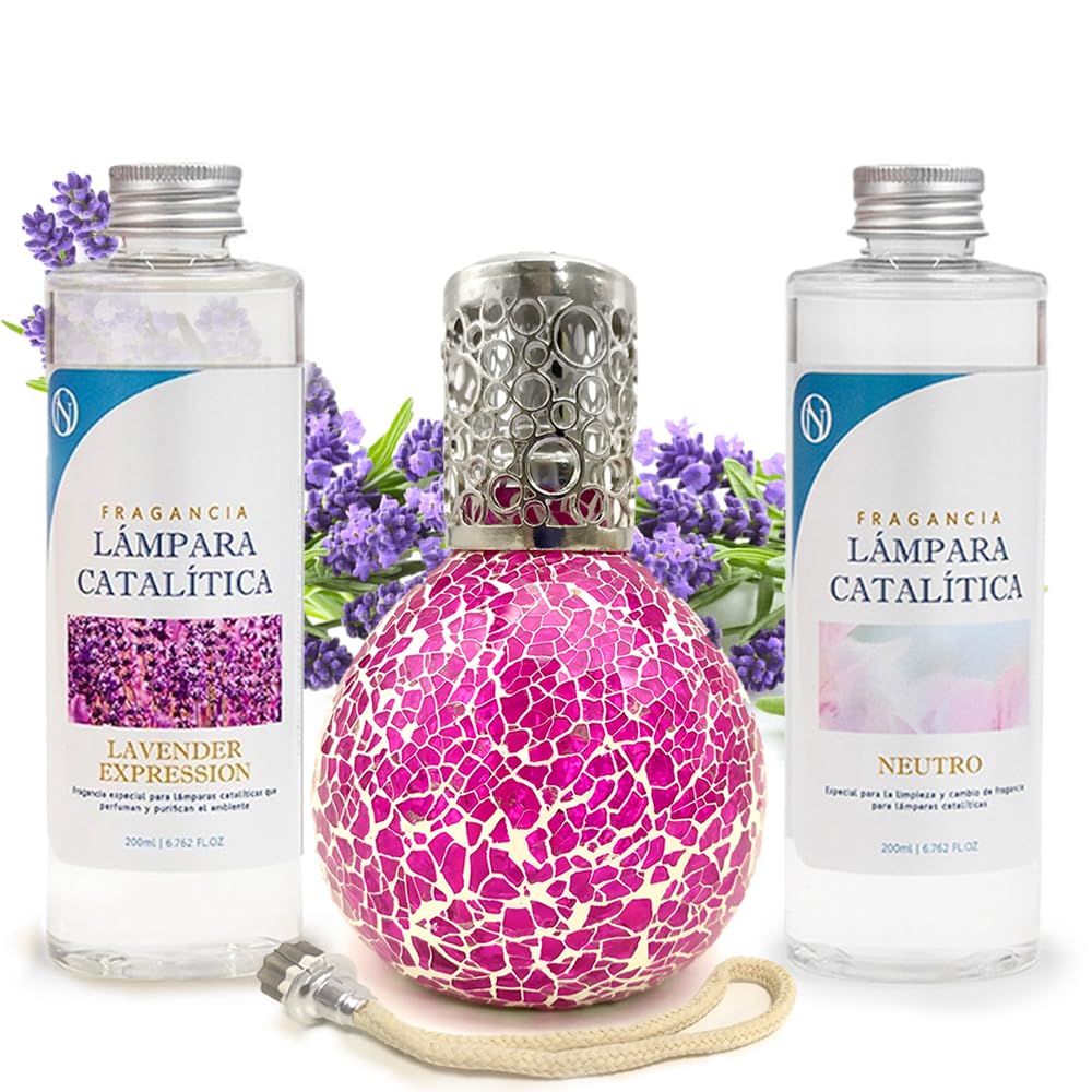 Pack Ahorro Mosaico Fucsia + Fragancia Lavender Expression 500ml + Limpiador Neutro 200ml + Mecha De Repuesto_0