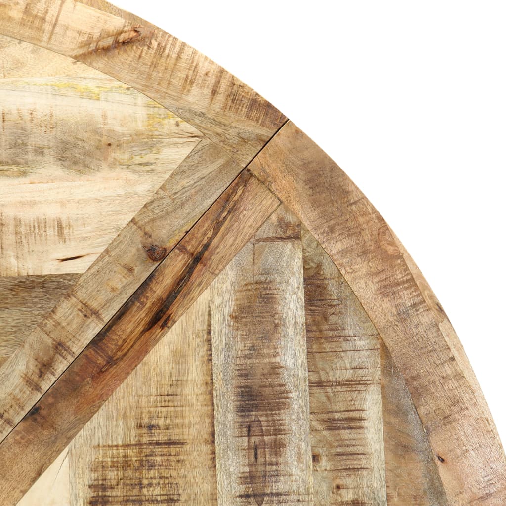 Mesa De Comedor Redonda De Madera Maciza De Mango 150x76 Cm_4