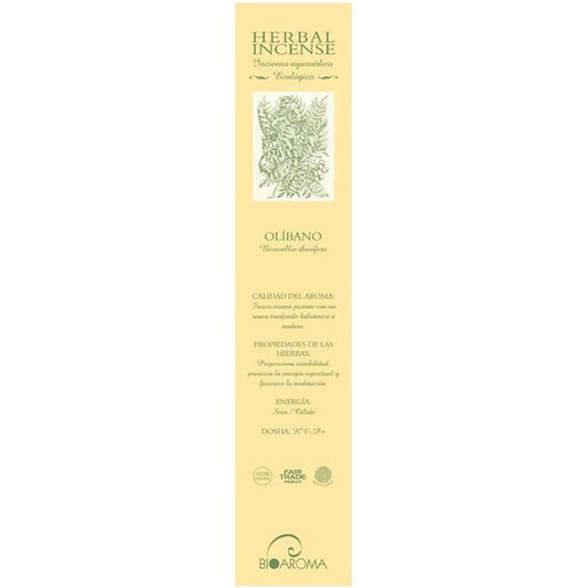 Incienso ecológico Olíbano Bioaroma, 12 varillas