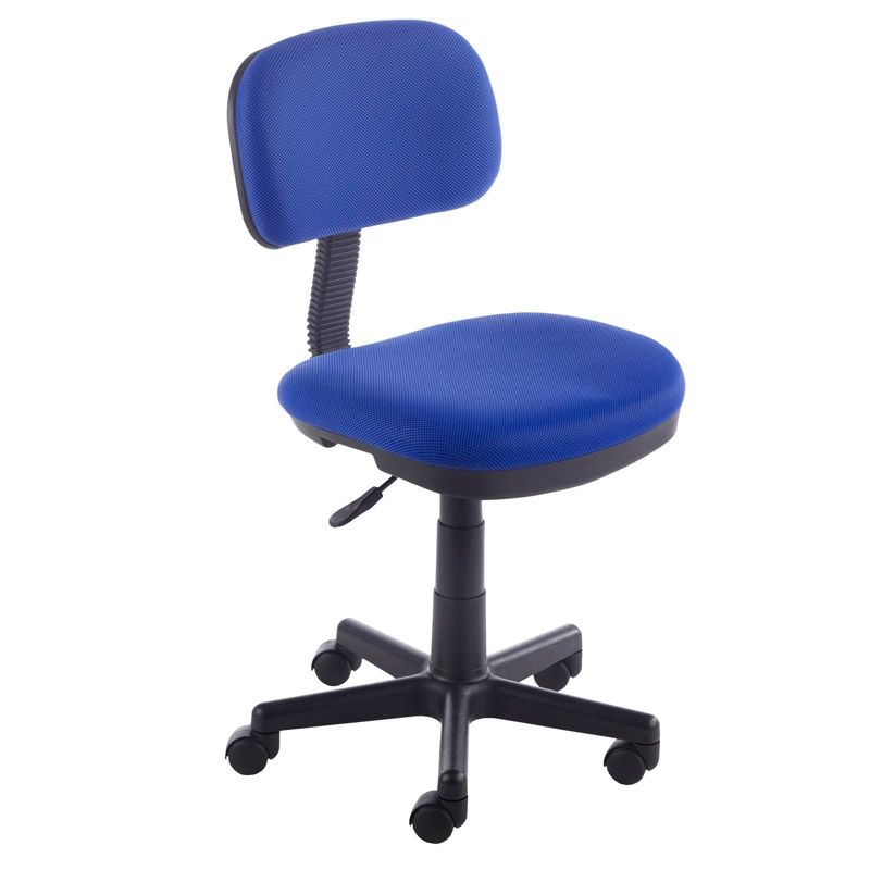 Silla De Estudio Juvenil Lion Pvc, Azul, 53 X 77a89 X 53cm_0