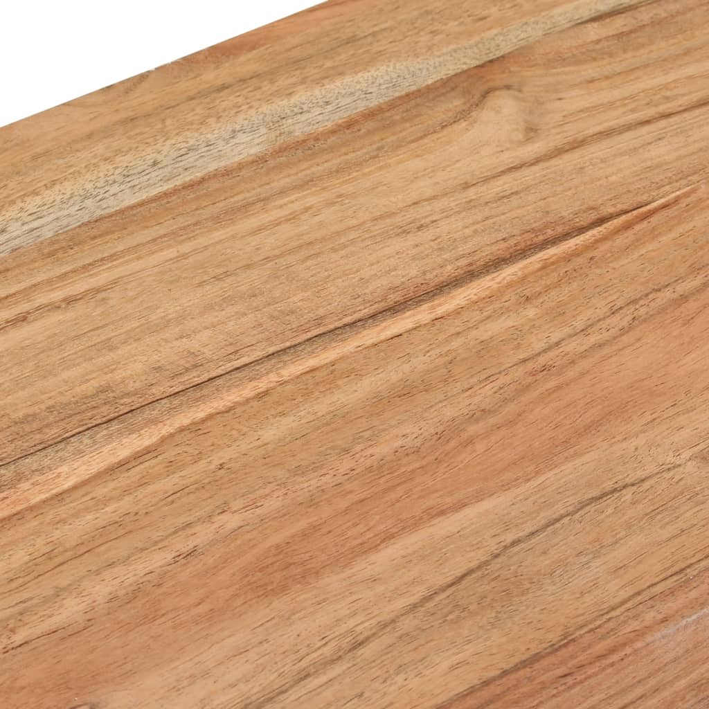 Mesa Consola Madera Maciza De Acacia 110x30x76 Cm_4