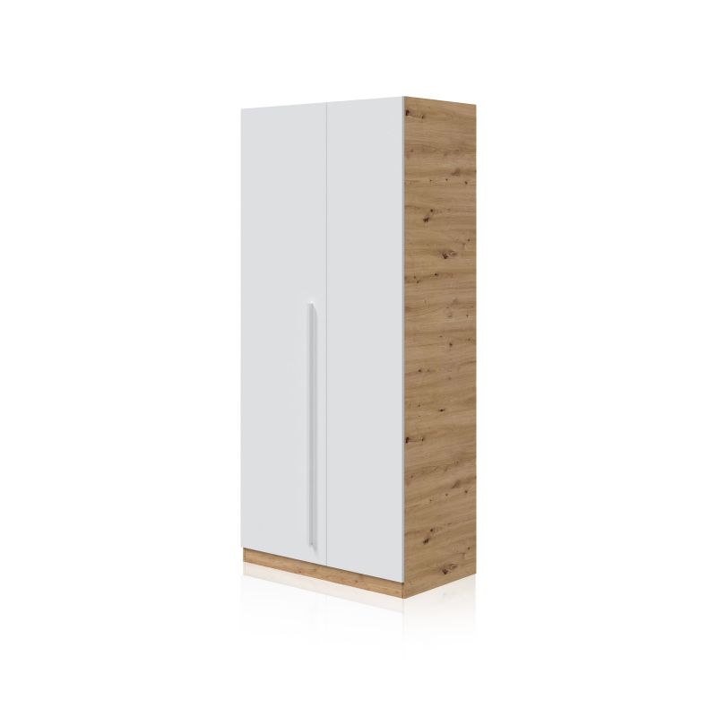 Armario Dess Melamina, Blanco Artik, 90 X 200 X 52_0