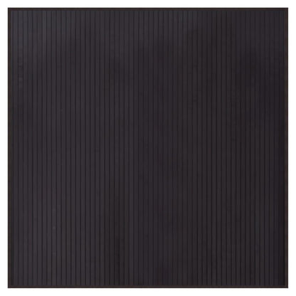Vidaxl Alfombra Cuadrada Bambú Marrón Oscuro 100x100 Cm_0
