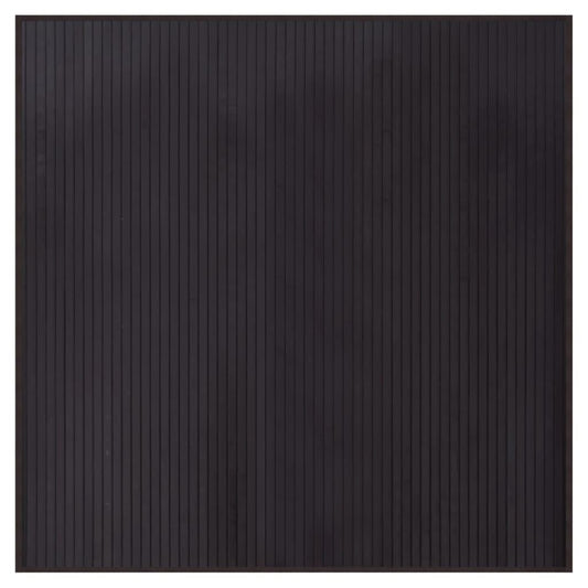 Vidaxl Alfombra Cuadrada Bambú Marrón Oscuro 100x100 Cm_0