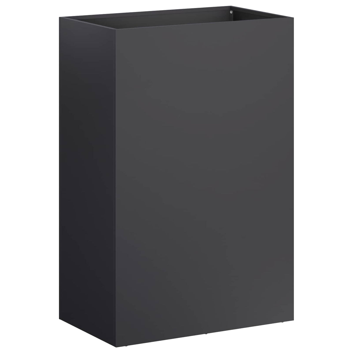 Macetero De Jardín 2 Uds. Negro 50 X 40 X 75 Cm_2