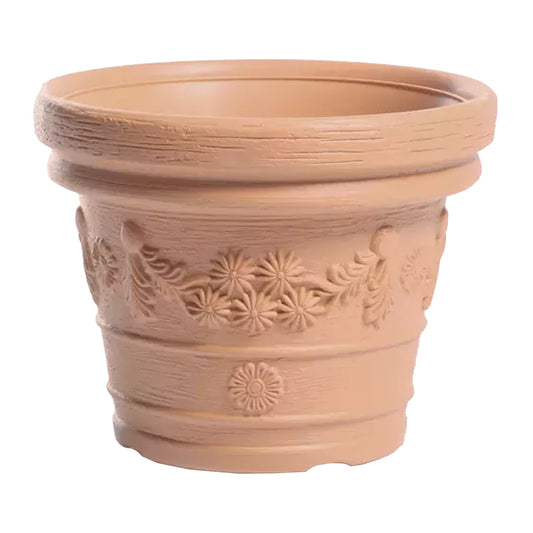 Maceta Decora 21l., Dimensiones (mm) 390x390x310, Color Ladrillo_0