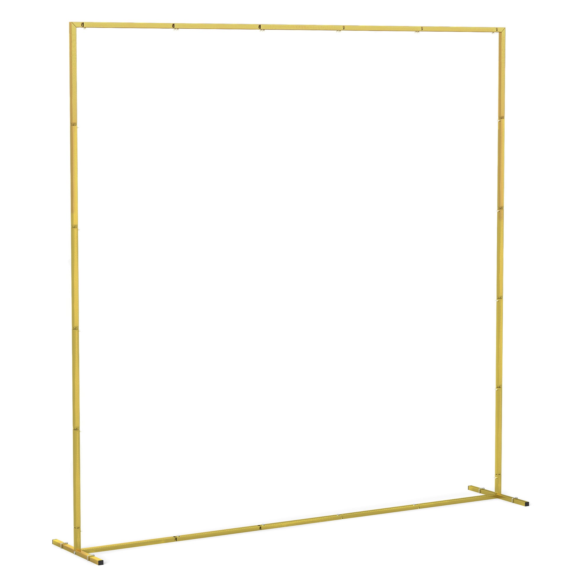 Outsunny Arco De Jardín Para Rosas De Metal Resistente A La Intemperie Dorado_0