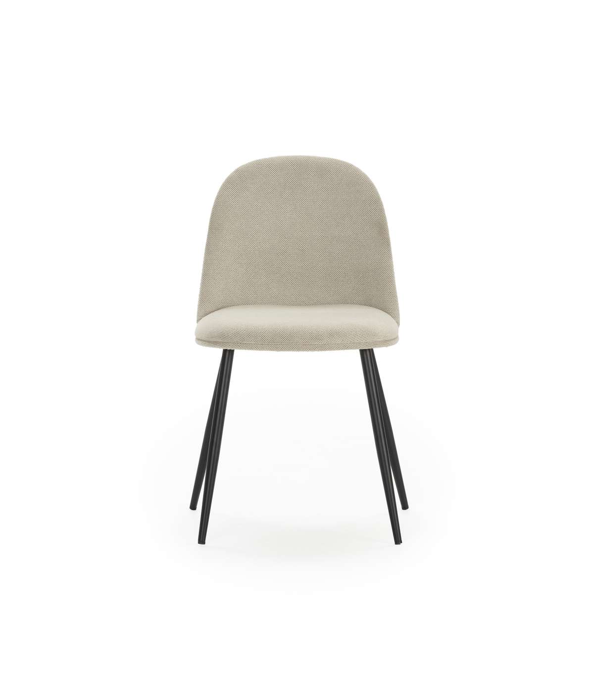 Pack De 4 Sillas Para Cocina O Comedor Dalila Tapizado Textil Beige, 48/80cm(alto) 49.5cm(_5