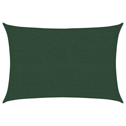 Vidaxl Toldo De Vela Verde Oscuro Hdpe 160 G/m² 2,5x3,5 M_0