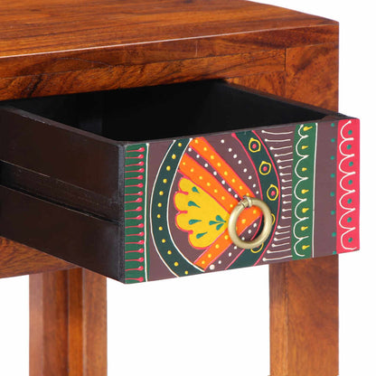 Mesita De Noche 2 Uds 40x40x36 Cm Madera Maciza De Acacia_4