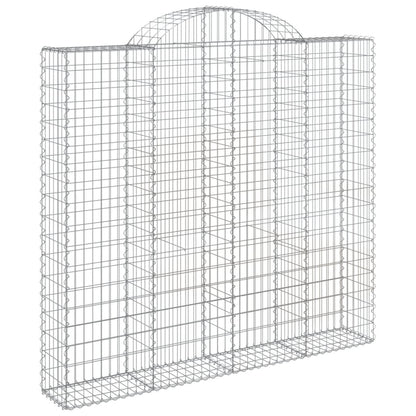 Cestas De Gaviones 4 Uds Forma De Arco Hierro 200x50x180/200 Cm_2