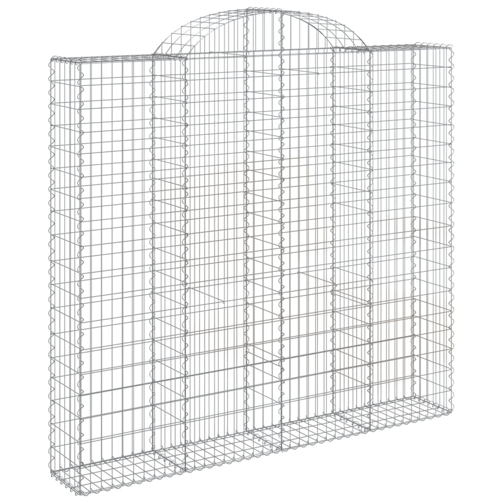 Cestas Gaviones 11 Uds Forma De Arco Hierro 200x50x180/200 Cm_2