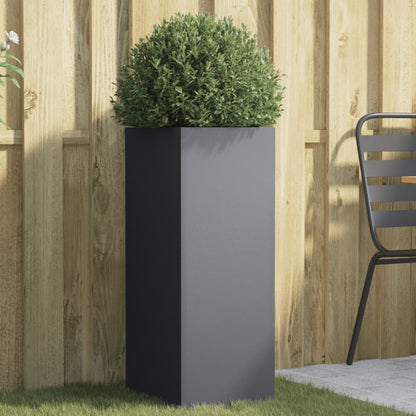 Jardinera Acero Gris Antracita 32x29x75 Cm_1