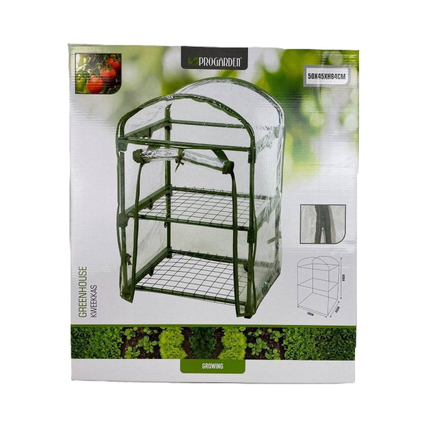 Invernadero 2 Niveles Metal 50x45x84cm