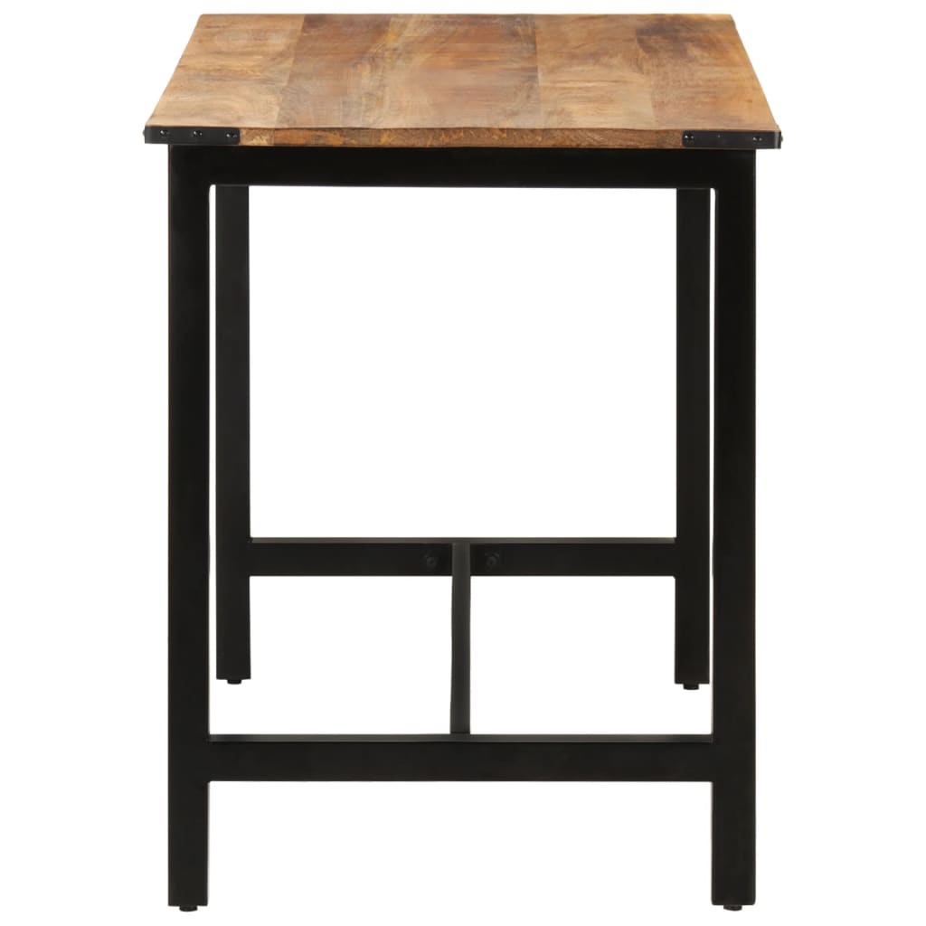 Mesa De Comedor Madera Maciza De Mango 110x60x76 Cm_1